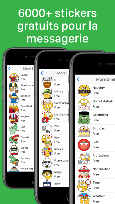 Screenshot #1 pour Emojidom stickers et smileys