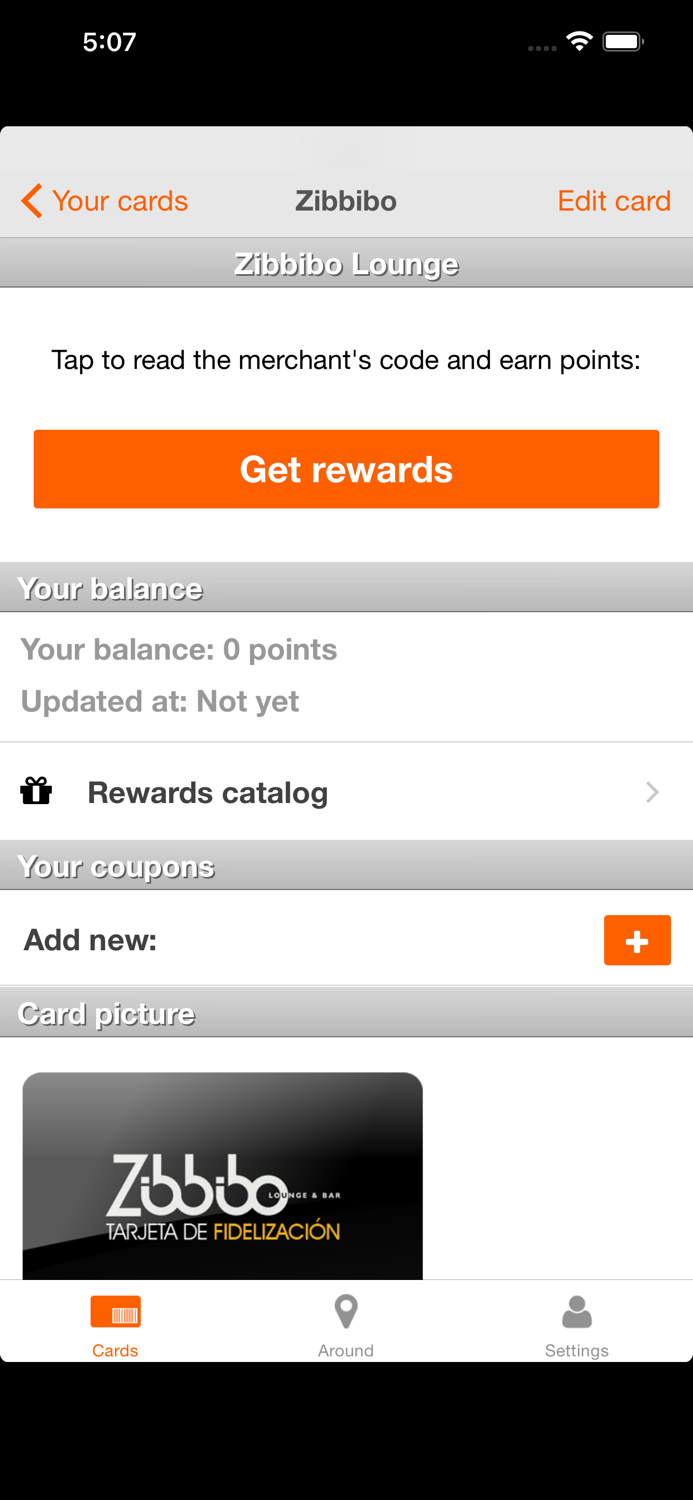 Quomai loyalty and rewards cards