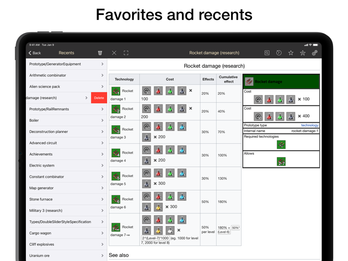 Pocket Wiki for Factorio