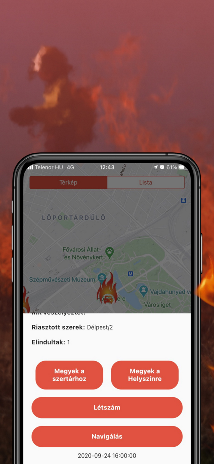 Önkéntes Tűzoltó Riasztó