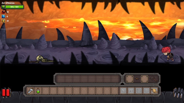 Clumsy Knight vs. Skeletons R