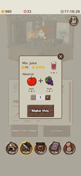 Game screenshot Item shop - crafting game hack