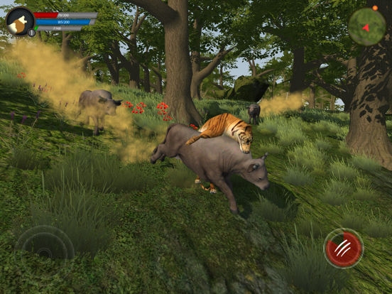 Asian Tiger Survival Simulator iPad app afbeelding 1