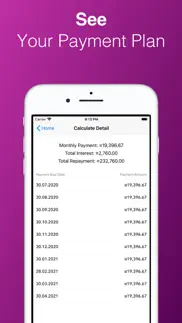 car & home loan calculator pro iphone screenshot 2