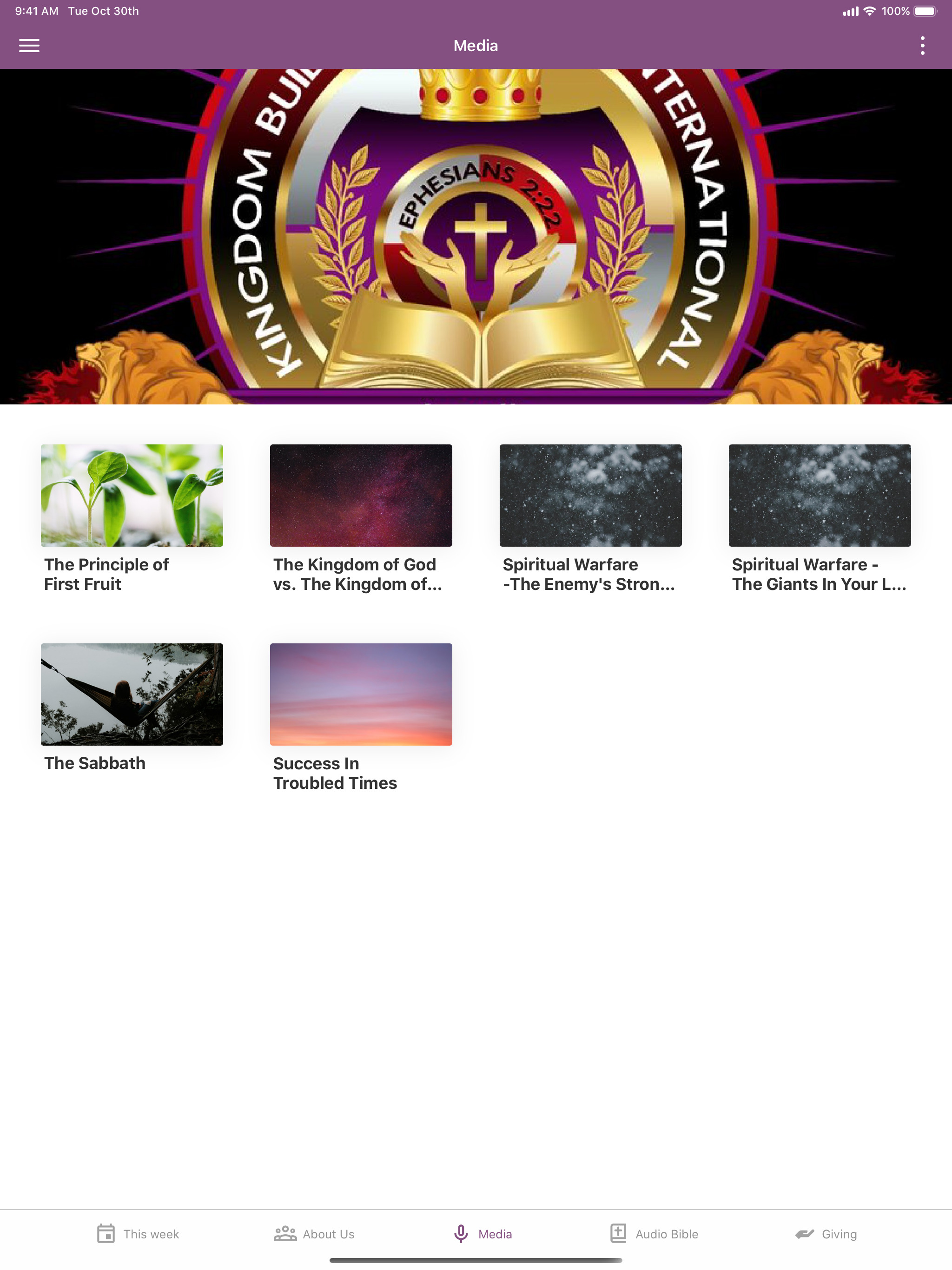 Kingdom Builders Church Int'l screenshot 5