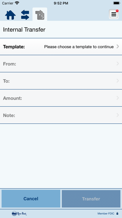 River Bank Business Screenshot