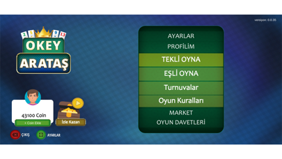 Okey Arataş Screenshot