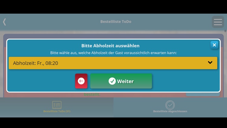 Kellner-App für Appatini.at screenshot-3