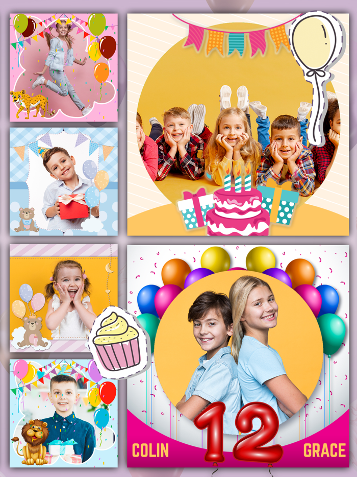 Birthday Frames Collection
