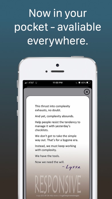 InspireMe! Cards iPhone screenshot 4 - Business app