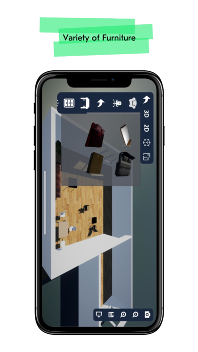 Virtual Interior Design AR Screenshot