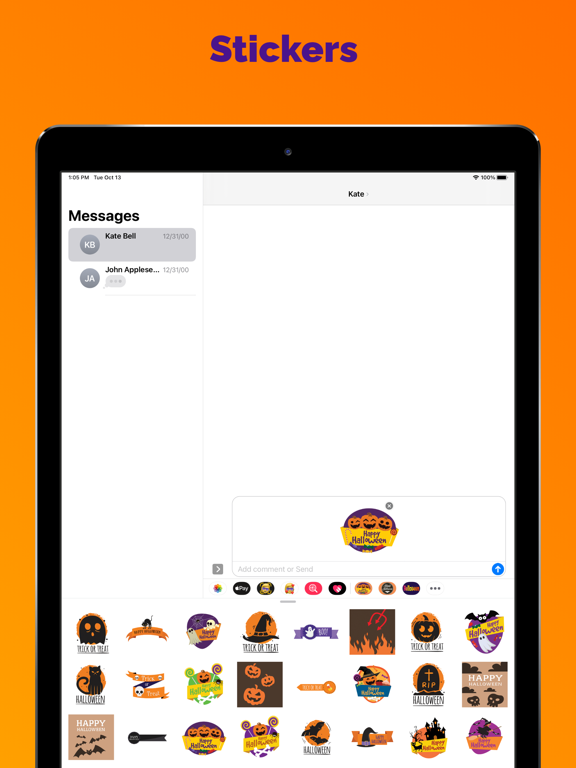 Screenshot #5 pour Halloween emoji and stickers