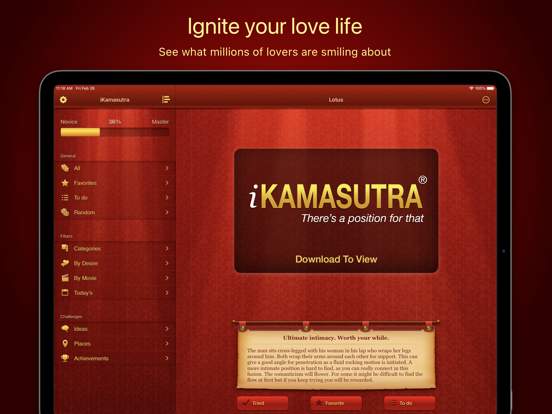 Screenshot #1 for iKamasutra Sex Positions Guide