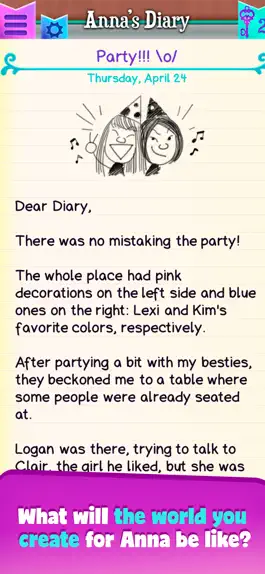 Game screenshot Dear Diary - Interactive Story hack