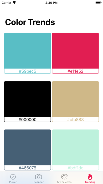 Palette Generator Screenshot