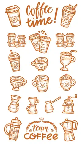 Game screenshot Coffee time! Stickers mod apk