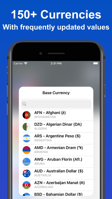 Currency Converter - Worldwide Screenshot