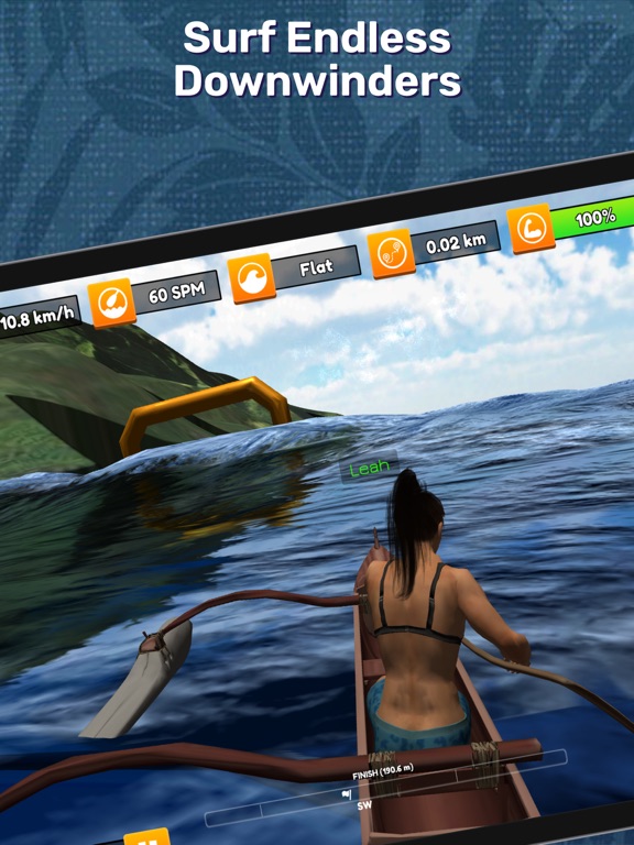 Swelldone - Virtual Row+Paddle iPad screenshot 1 - Health & Fitness app