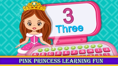 Pink Princess Learning Fun Screenshot