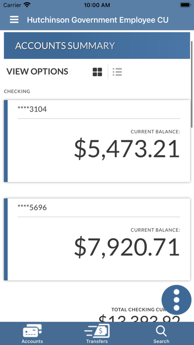 HGE Credit Union – HGE2GO screenshot 2