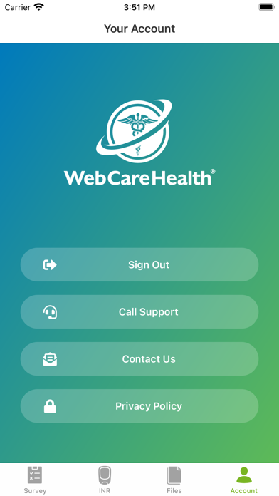 WebCareHealth Screenshot