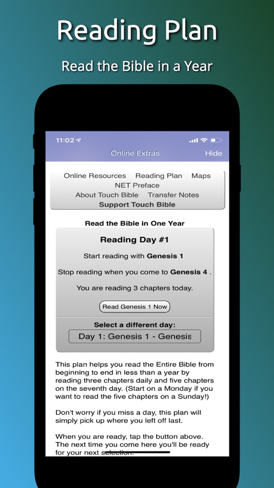 #6. Touch Bible: Read, Study & Go (iOS) By: Patrick Franklin
