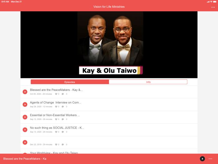 Kay and Olu Taiwo Vision Life