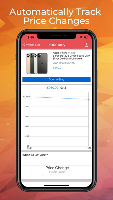 Price Tracker for Ebay Screenshot