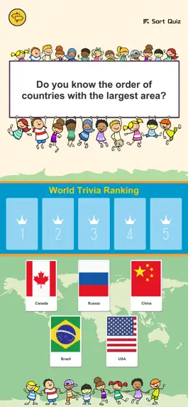 Game screenshot World Ranking Quiz: Sort Quiz mod apk