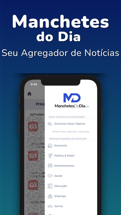 Manchetes do Dia - Notícias