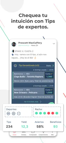 Screenshot 2 Betsfy, la rrss de pronósticos iphone