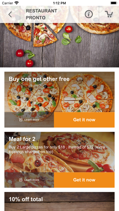 Screenshot #3 pour FoodBooking