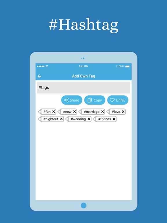 HashTag : #Tag For Caption iPad screenshot 5 - Reference app
