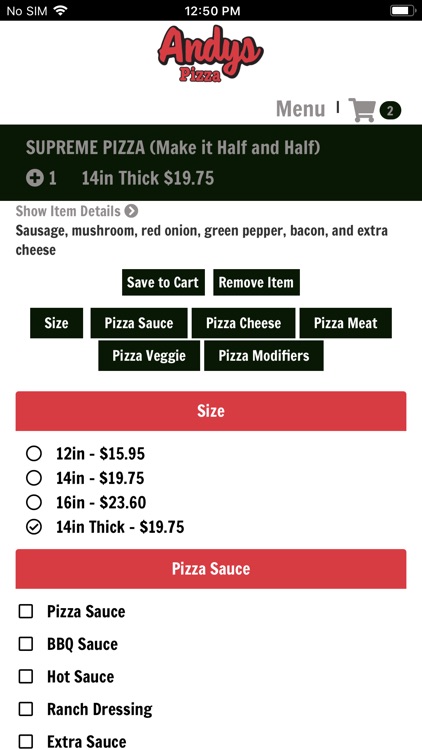 Andys Pizza Online Ordering screenshot-3