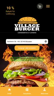 village burger iphone screenshot 1