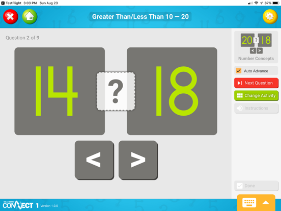 Screenshot #6 pour TouchMath Connect 1