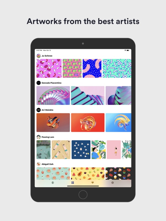Movy HD Wallpapers iPad screenshot 4 - Utilities app