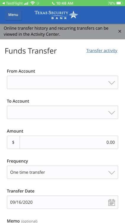 Texas Security Bank Mobile screenshot-3