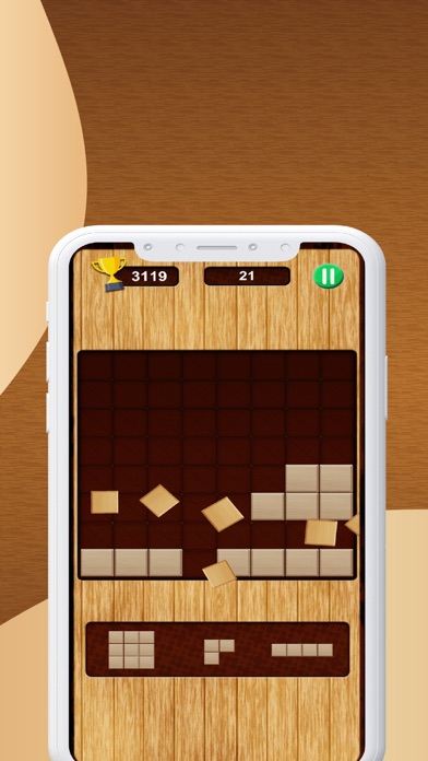 Screenshot #3 pour Wood Block Brain Puzzle Game
