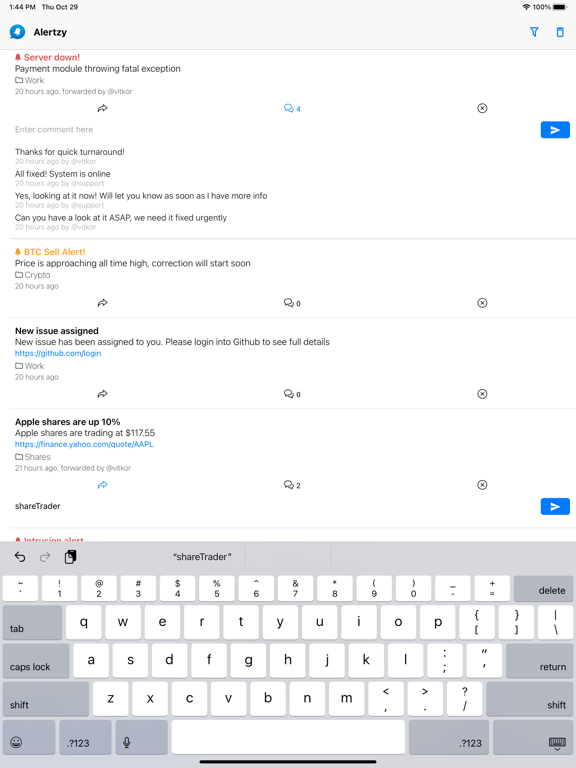 Screenshot #5 pour Alertzy - push notifications