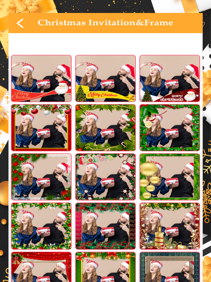 Christmas Invitation and Frame