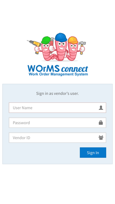 WOrMS Connect Screenshot
