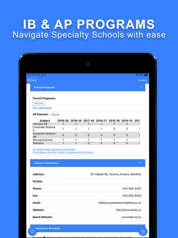 Hokaho Toronto School Finder
