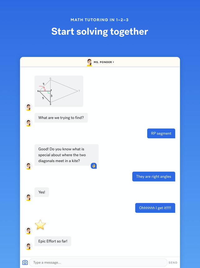 ‎Yup — Math Tutoring App Capture d'écran