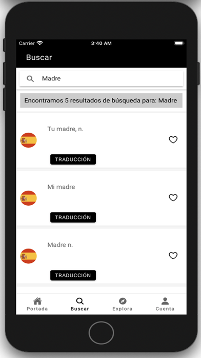 Garifuna Dictionary Screenshot