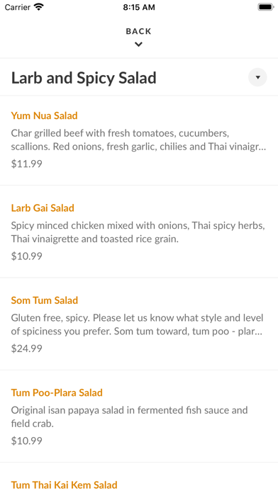 Too Thai Street Eats Screenshot 3 - AppWisp.com Too Thai Street Eats Screenshot 3 - AppWisp.com