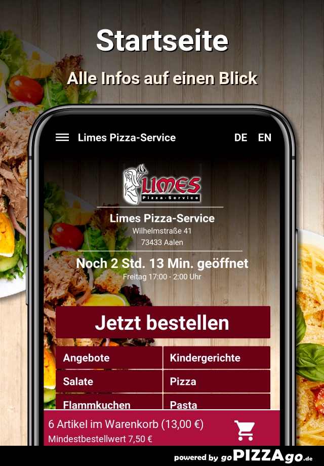 Limes Pizza-Service Aalen screenshot 2