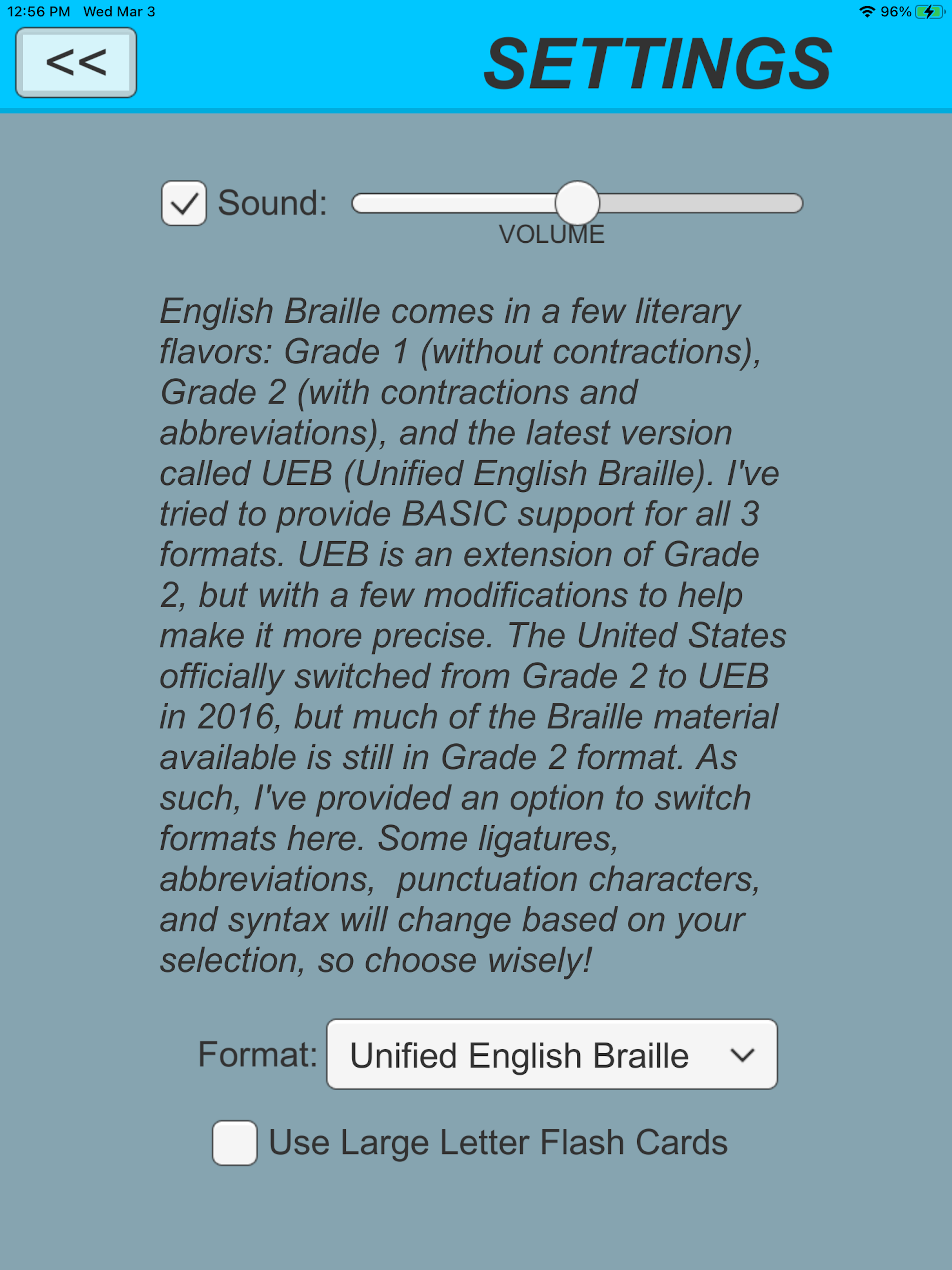 Instant Braille