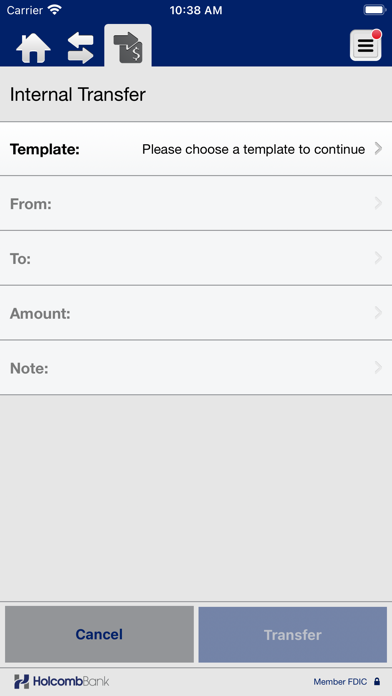 Holcomb Bank  - Business Screenshot