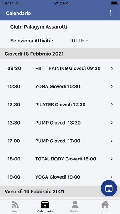 Palagym Assarotti Screenshot